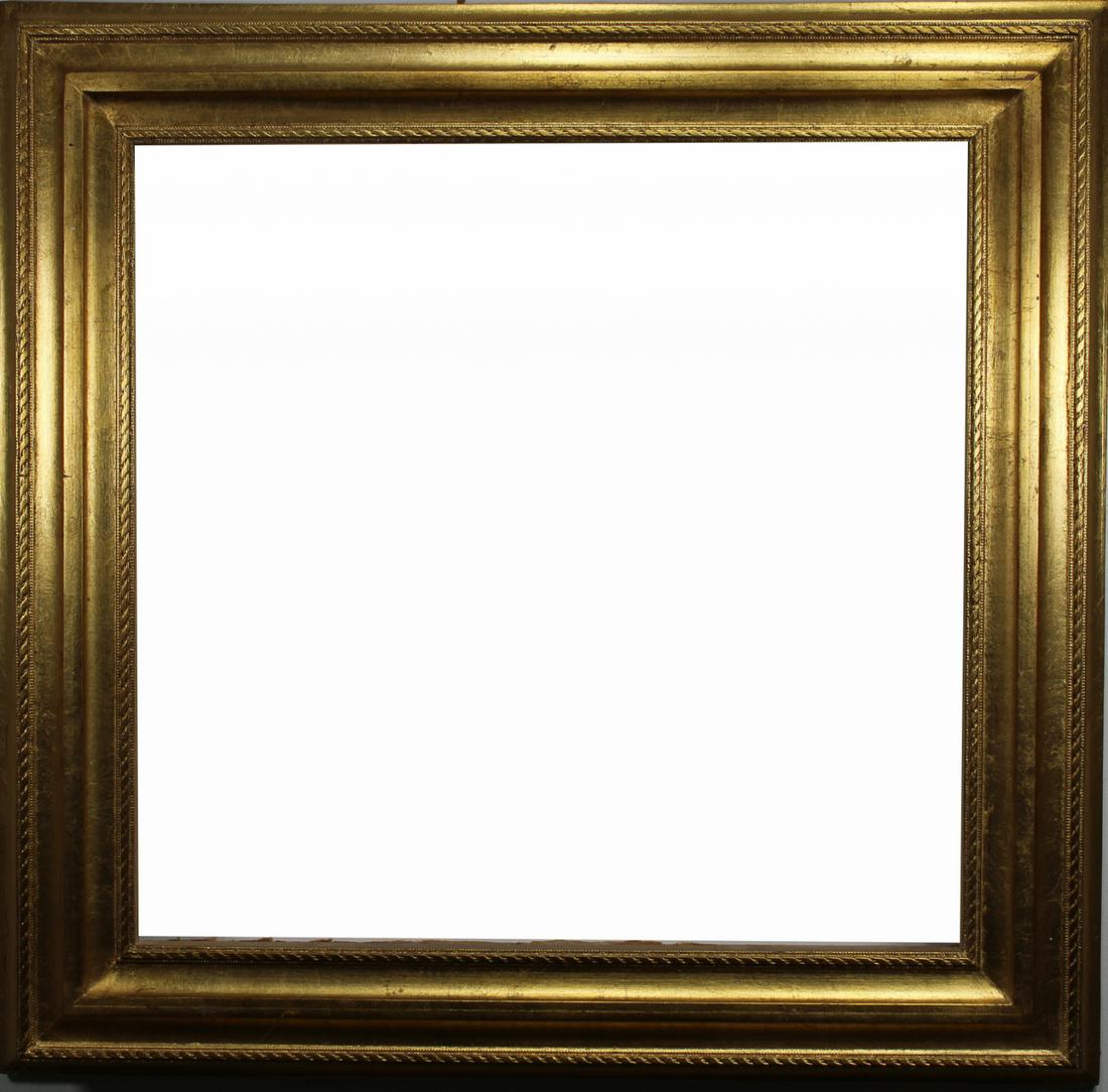 20th C. Gilt/Carved Wood Frame: 20th C. Gilt/Carved Wood Frame. Rabbet size: 17.75 x 18.5 in. Overall Size: in.
