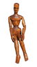 Vintage Spanish Articulated Artist Mannequin - 2