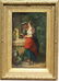 F. Comtois, 19th C. Painting of Women at the Well