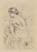 Pierre Renoir (1841 - 1919) "The Bather" Etching - 2