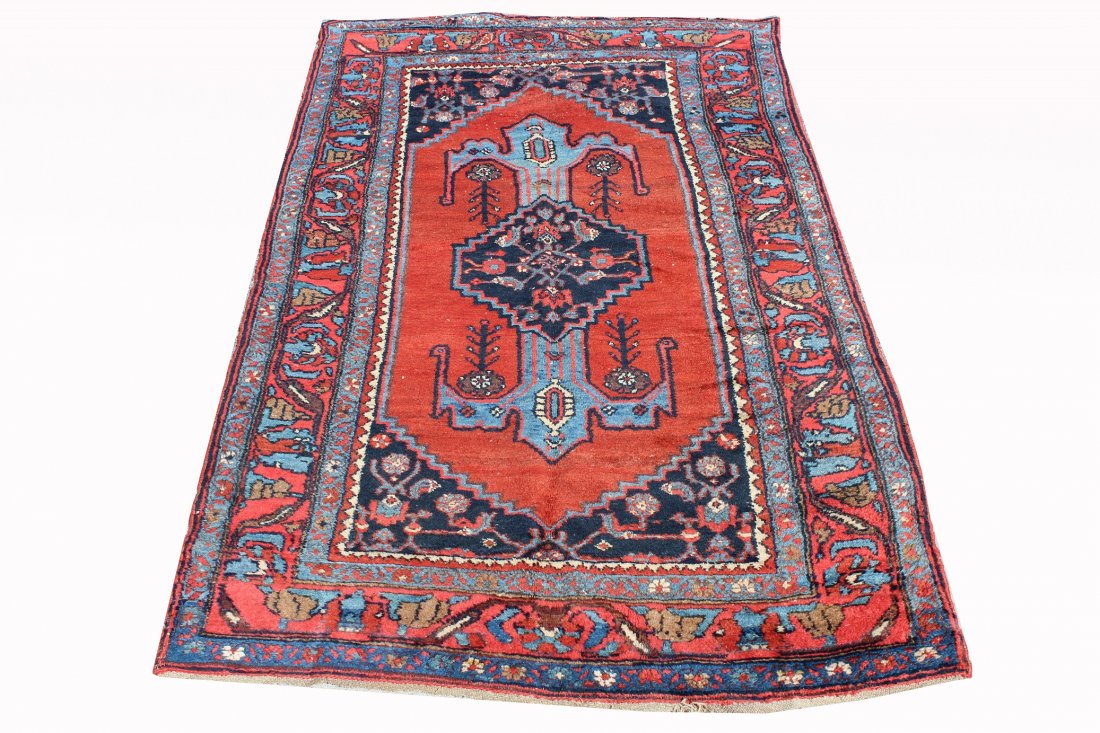 Persian Bijar Rug: Persian Bijar Rug. Size: 77 x 43 inches.