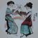 Cheng Shifa (1921 - 2007) "Girls Throwing Water" - 2