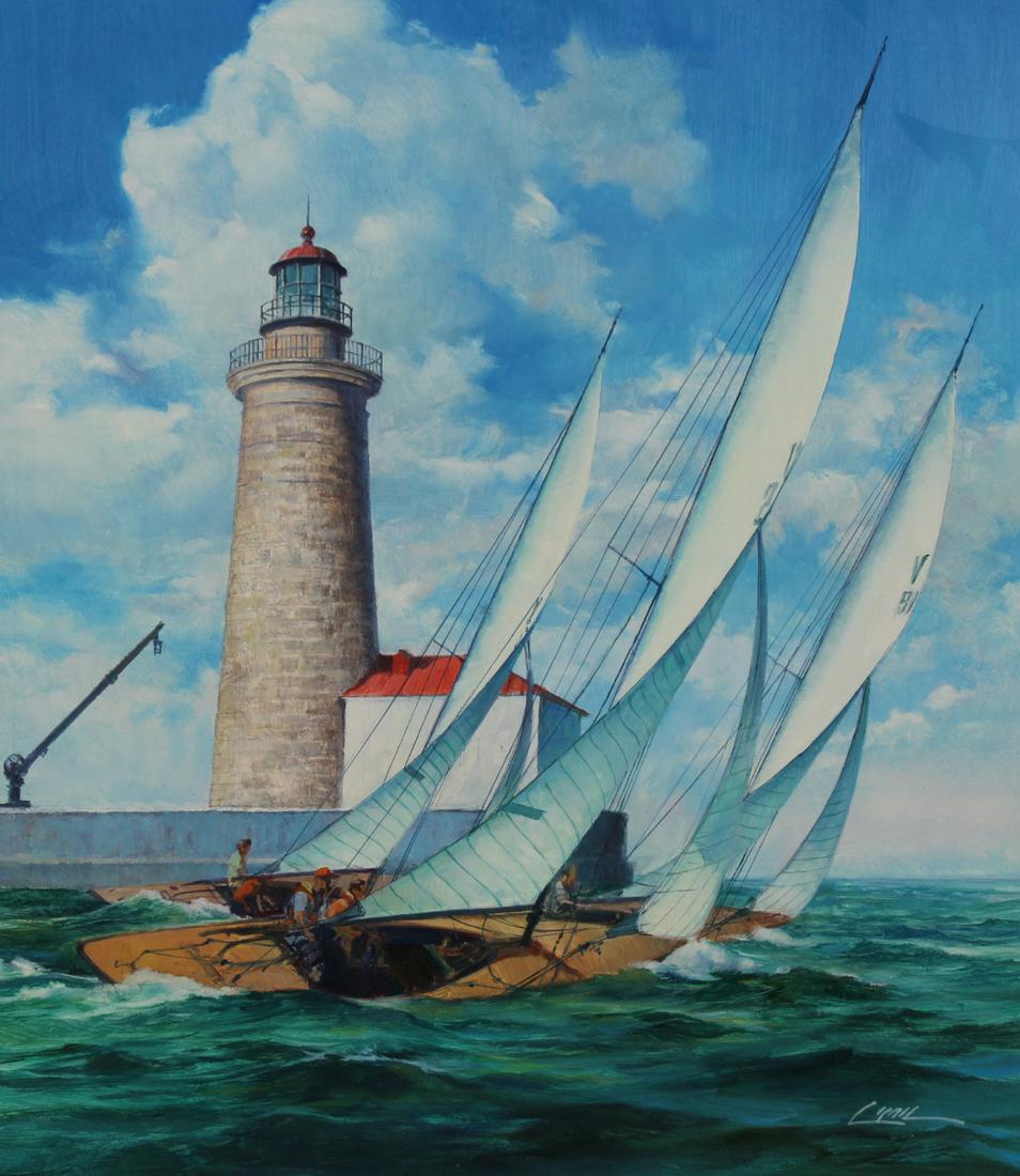 Dennis Lyall (B. 1946) "Lake Huron" (1 of 6)