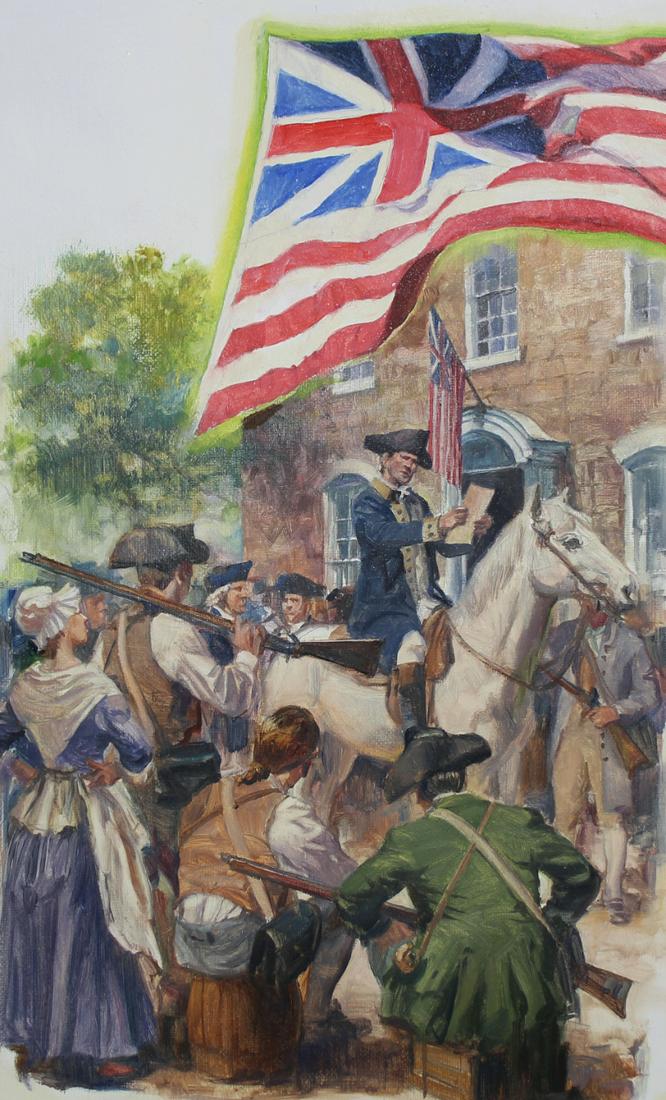 Dennis Lyall (B. 1946) "Continental Colors Flag" (1 of 4)