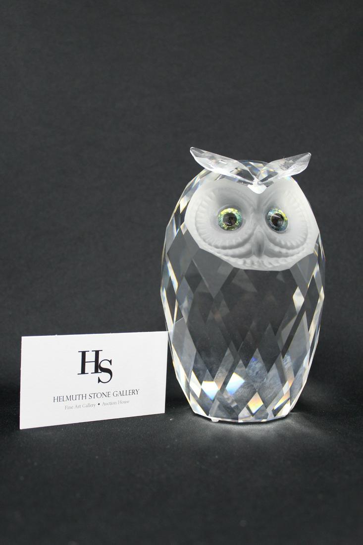 Rare Large Swarovski Crystal Owl, Original Case (1 of 6)