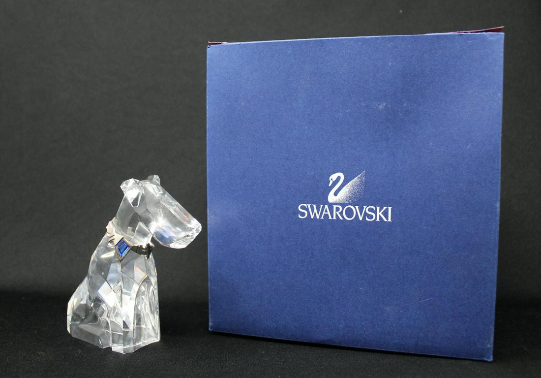 Swarovski Crystal Dog Figure, Original Fitted Case (1 of 6)