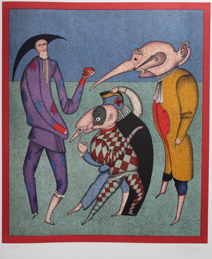 Mihail Chemiakin "Purple Harlequin" (33/225) (1 of 4)