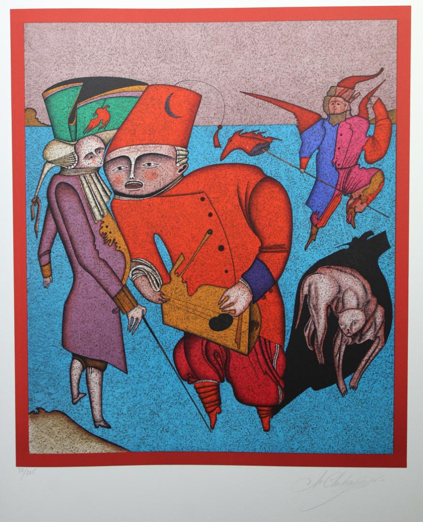 Mihail Chemiakin (B 1943) "Untitled VIII" (32/225) (1 of 4)