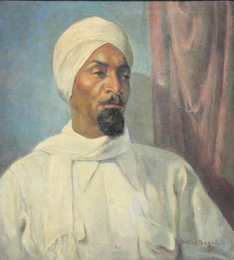 Bruno Beghe (1892 - 1973) Orientalist Painting (1 of 4)