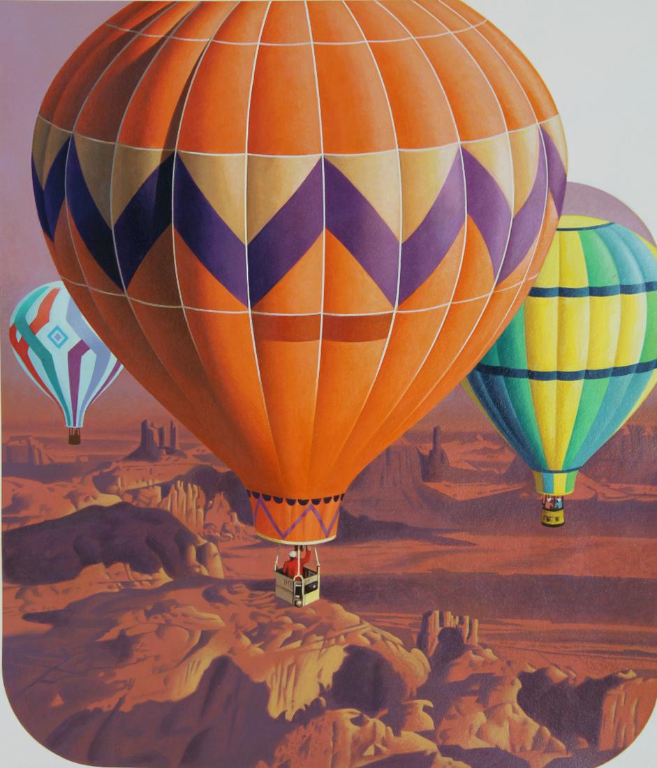 Howard Koslow (1924 - 2016) "Hot Air Balloons" (1 of 5)