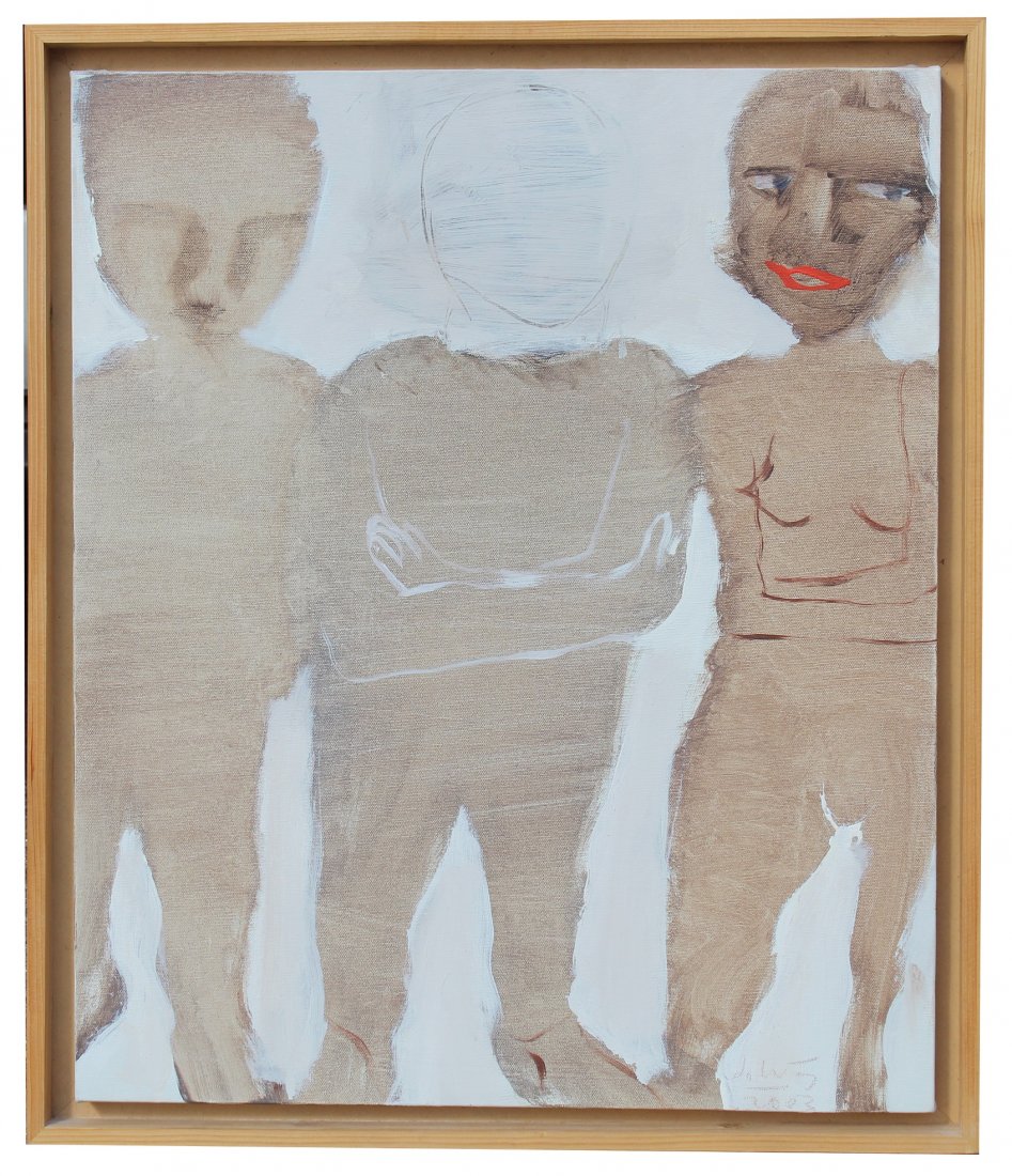 Do Hoang Tuong (Vietnam, B. 1960) "Three People" (1 of 5)