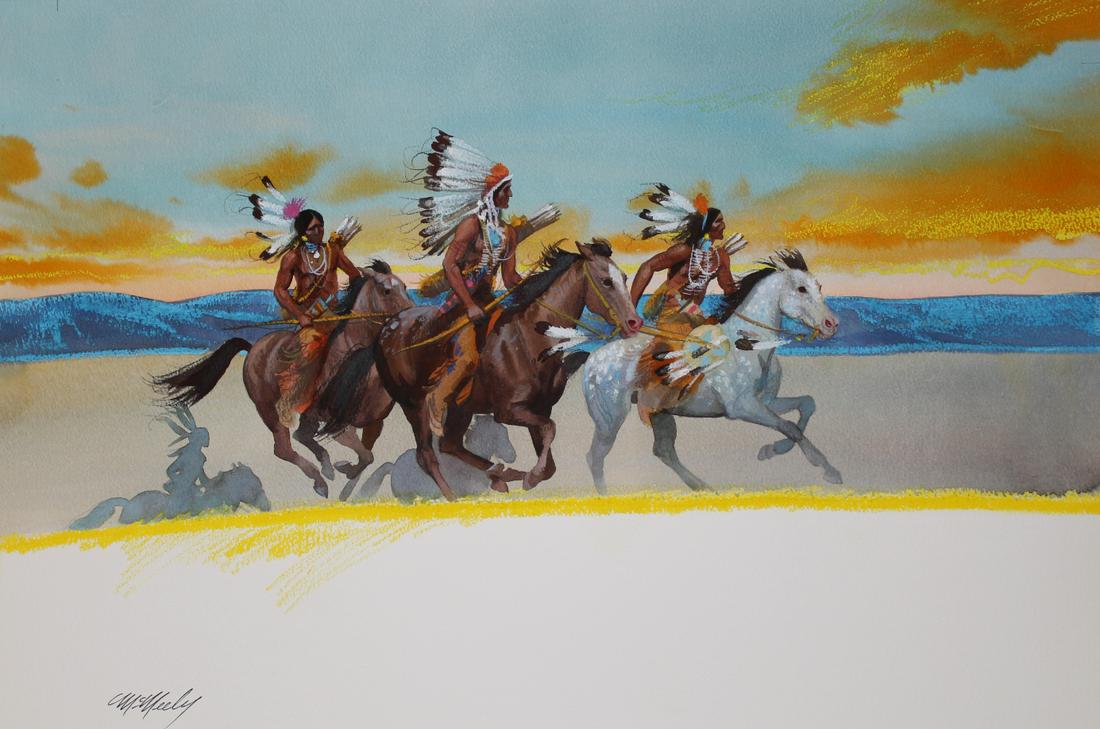 Tom McNeely (B. 1935) "Comanche" (1 of 5)