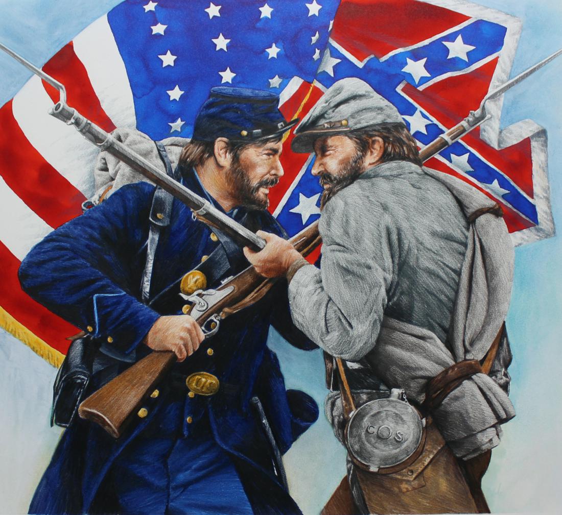 Chris Calle (B. 1961) "Battle of Gettysburg" (1 of 5)