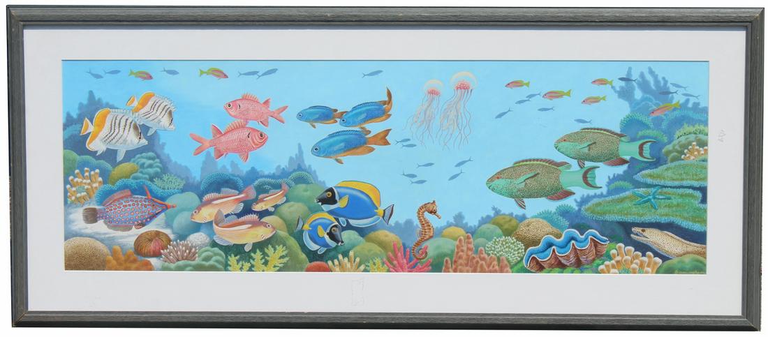 Lloyd Birmingham (B. 1924) "Reef Life" (1 of 8)