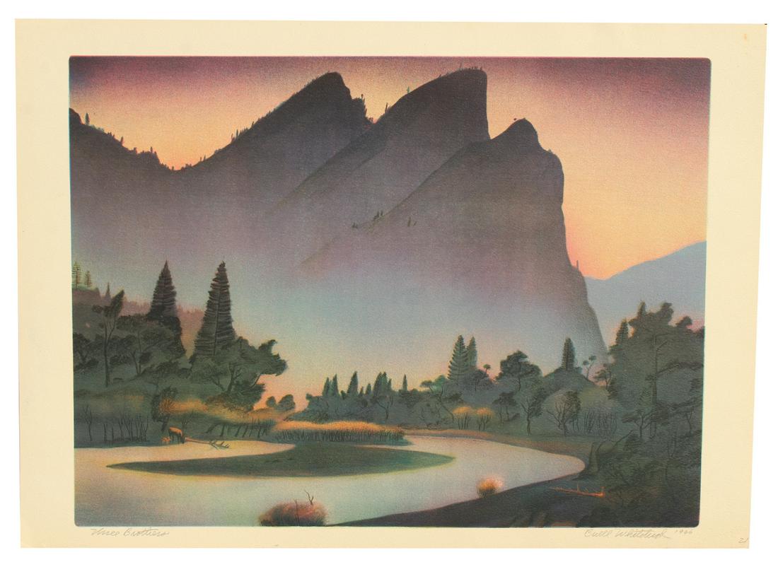 Buell Whitehead (FL, 1919 - 1993) "Three Brothers" (1 of 6)