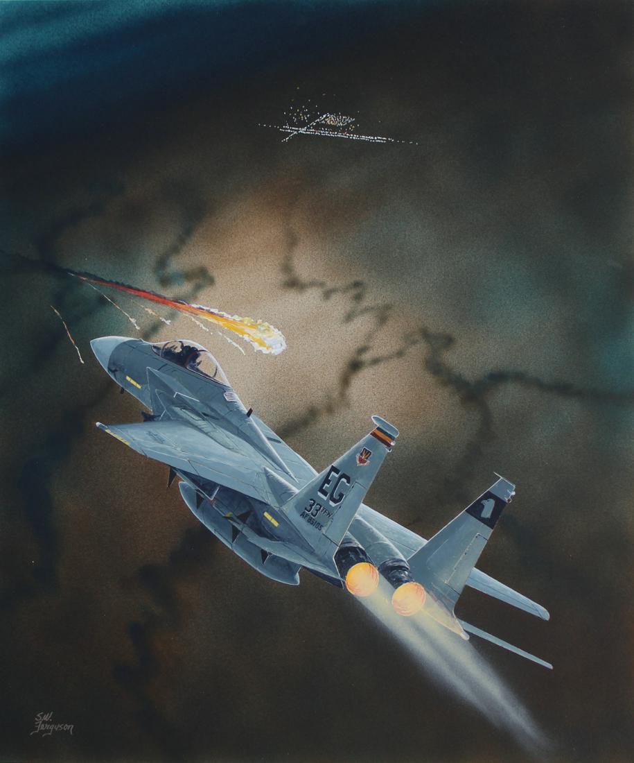 Steve Ferguson (B. 1946) "F-15C Eagle Airplane" (1 of 4)