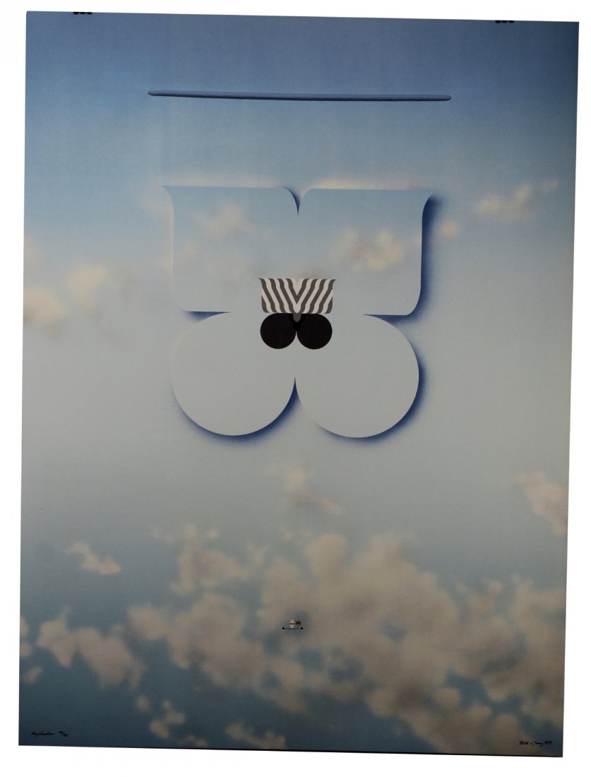 Beck & Jung "Sky Shadow" 1977 Litho (1 of 5)