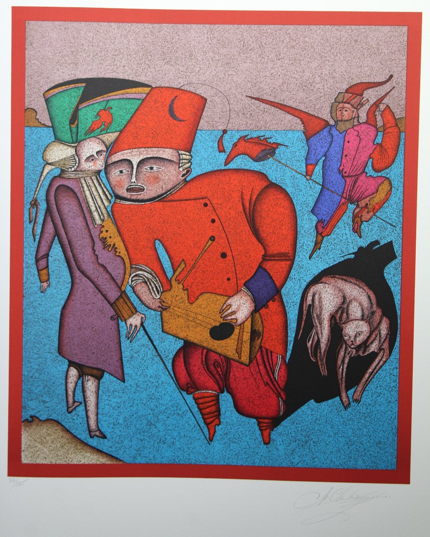 Mihail Chemiakin (B 1943) "Untitled VIII" (33/225) (1 of 4)