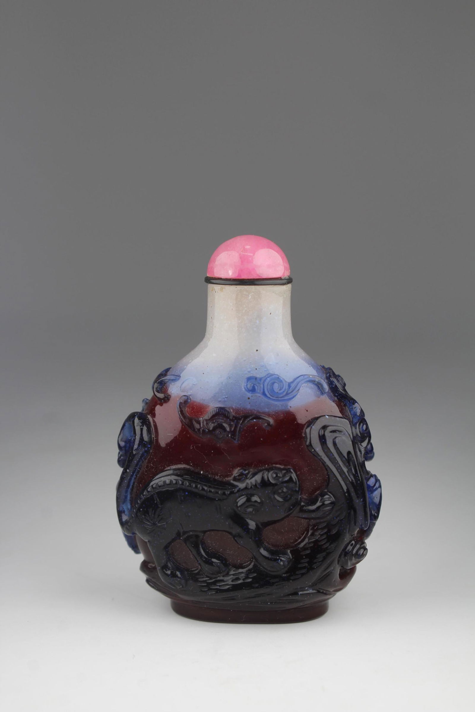 Rare Antique Chinese Glass Snuff Bottle (1 of 10)
