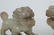 Pair, Carved 19th C, Chinese Hard Stone Lions - 3