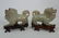 Pair, Carved 19th C, Chinese Hard Stone Lions - 4