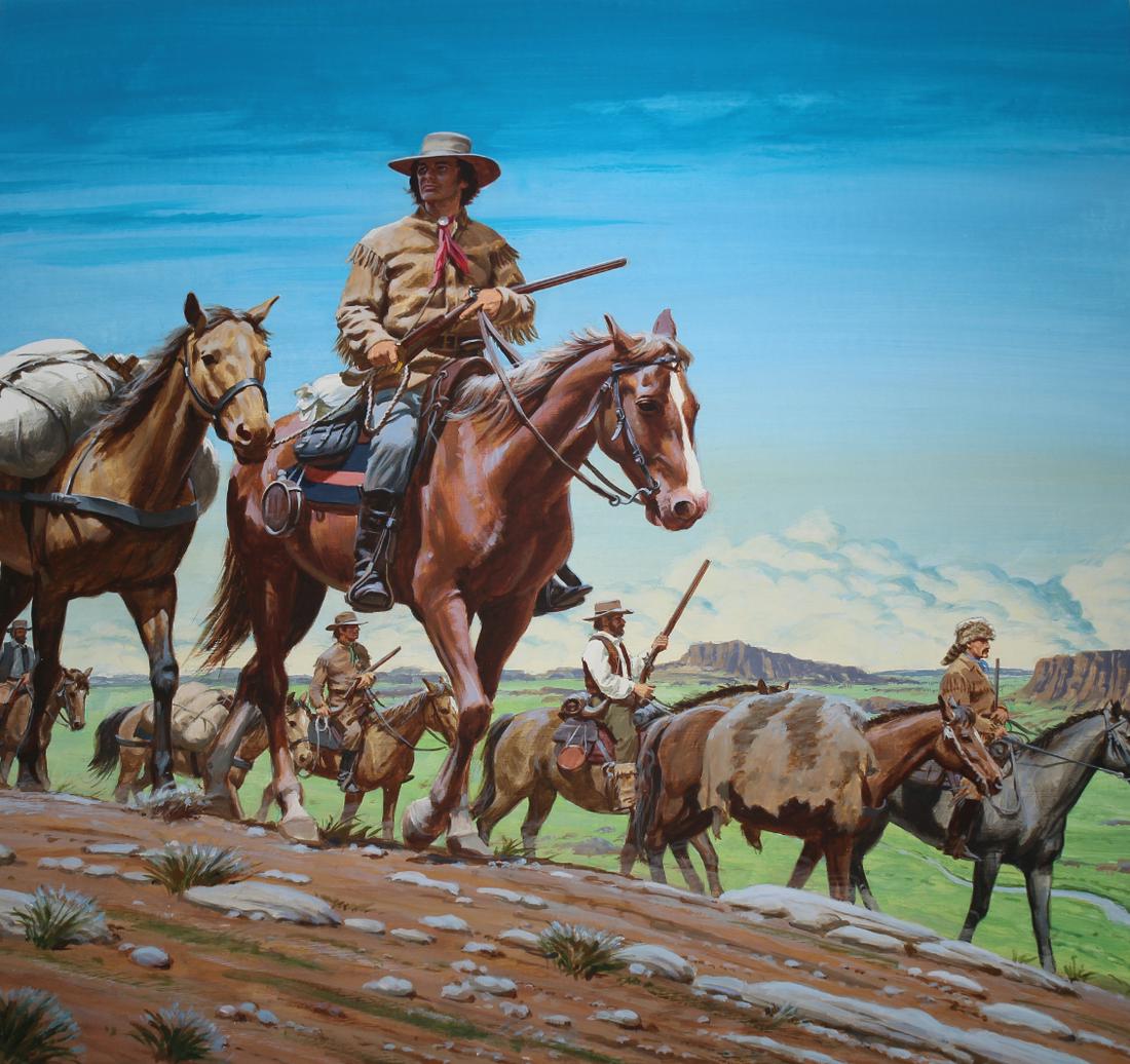 Ed Vebell (1921 - 2018) "Santa Fe Trail" (1 of 5)