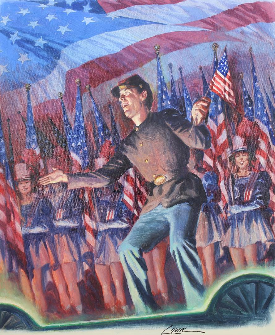 Dennis Lyall (B. 1946) "You're a Grand Old Flag" (1 of 4)