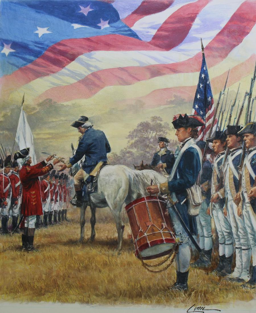 Dennis Lyall (B. 1946) "American Revolution" (1 of 4)