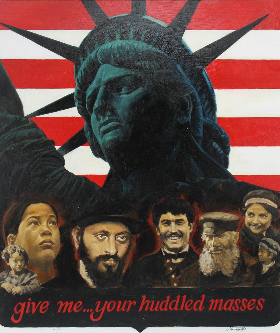 Shannon Stirnweis (B. 1931) Statue of Liberty (1 of 4)