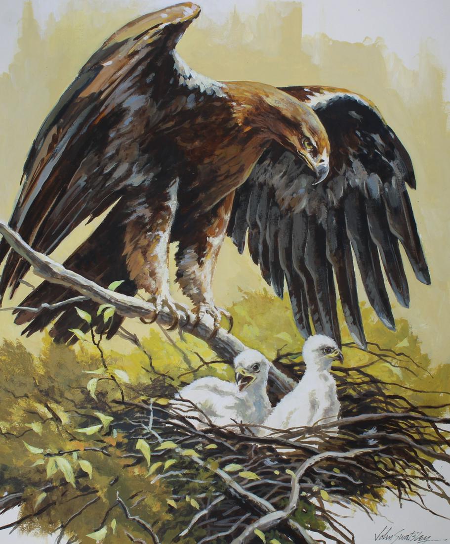 John Swatsley (B. 1937) "Spanish Imperial Eagle" (1 of 4)