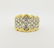 14K Gold & Diamond Cluster Ring