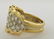 14K Gold & Diamond Cluster Ring - 4