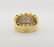 14K Gold & Diamond Cluster Ring - 5