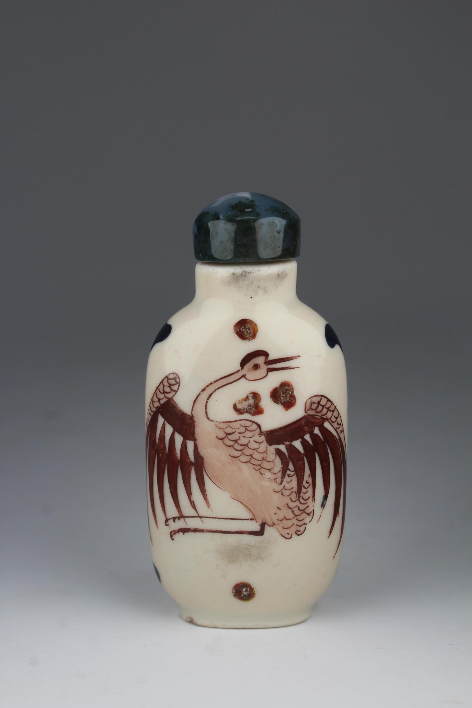 19th C. Chinese Porcelain Snuff Bottle (1 of 3)