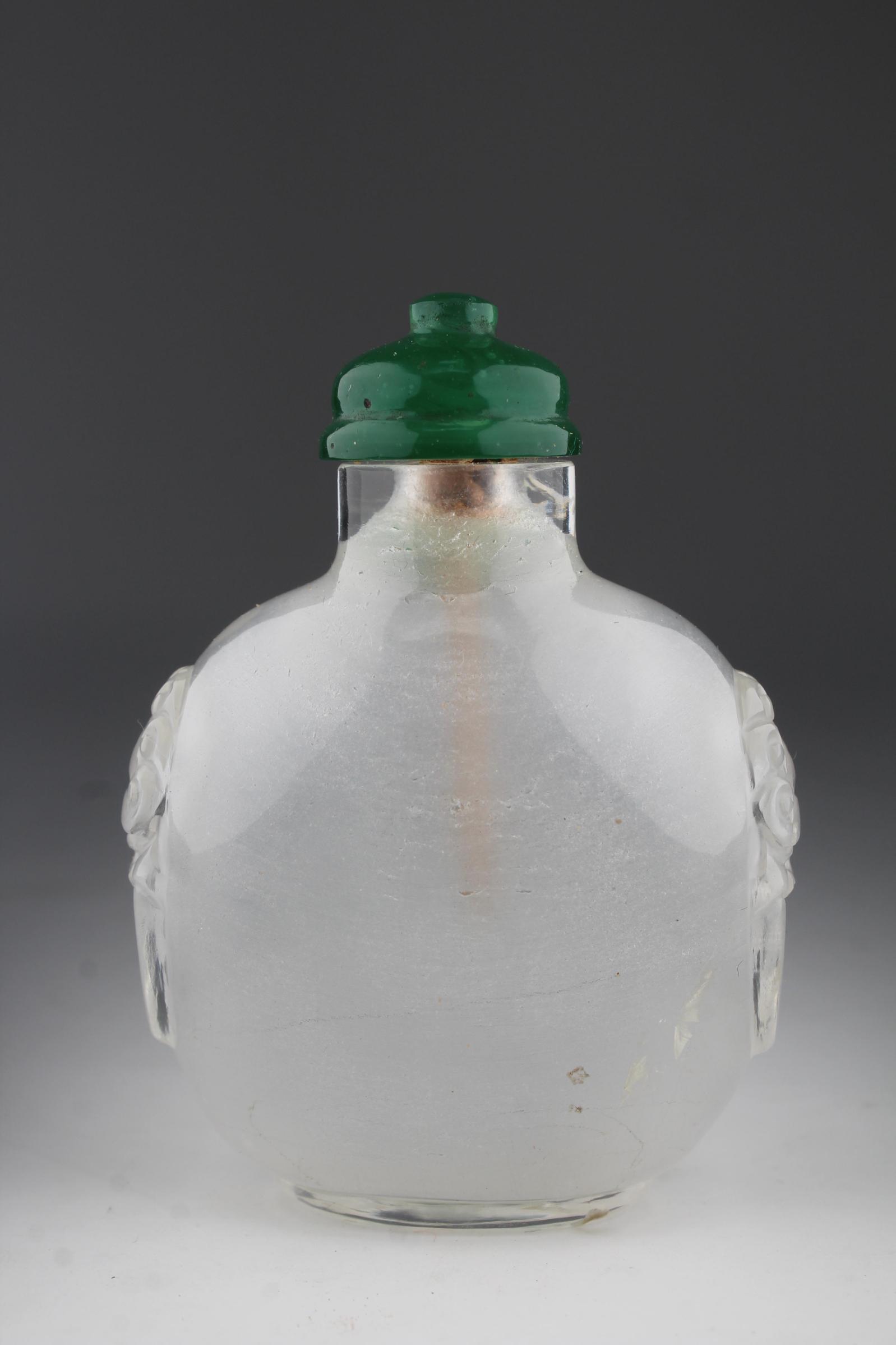 19th C. Chinese Rock Crystal Snuff Bottle (1 of 5)