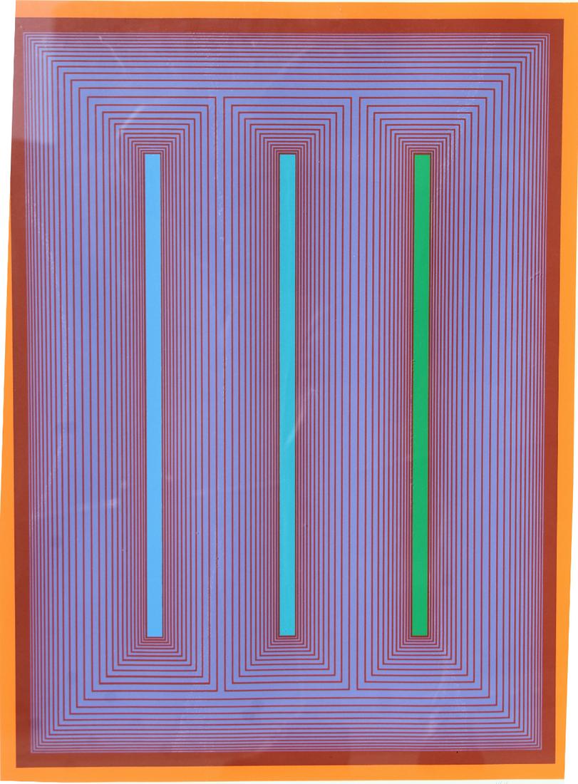 Richard Anuszkiewicz (B. 1930) "IX" (1 of 4)