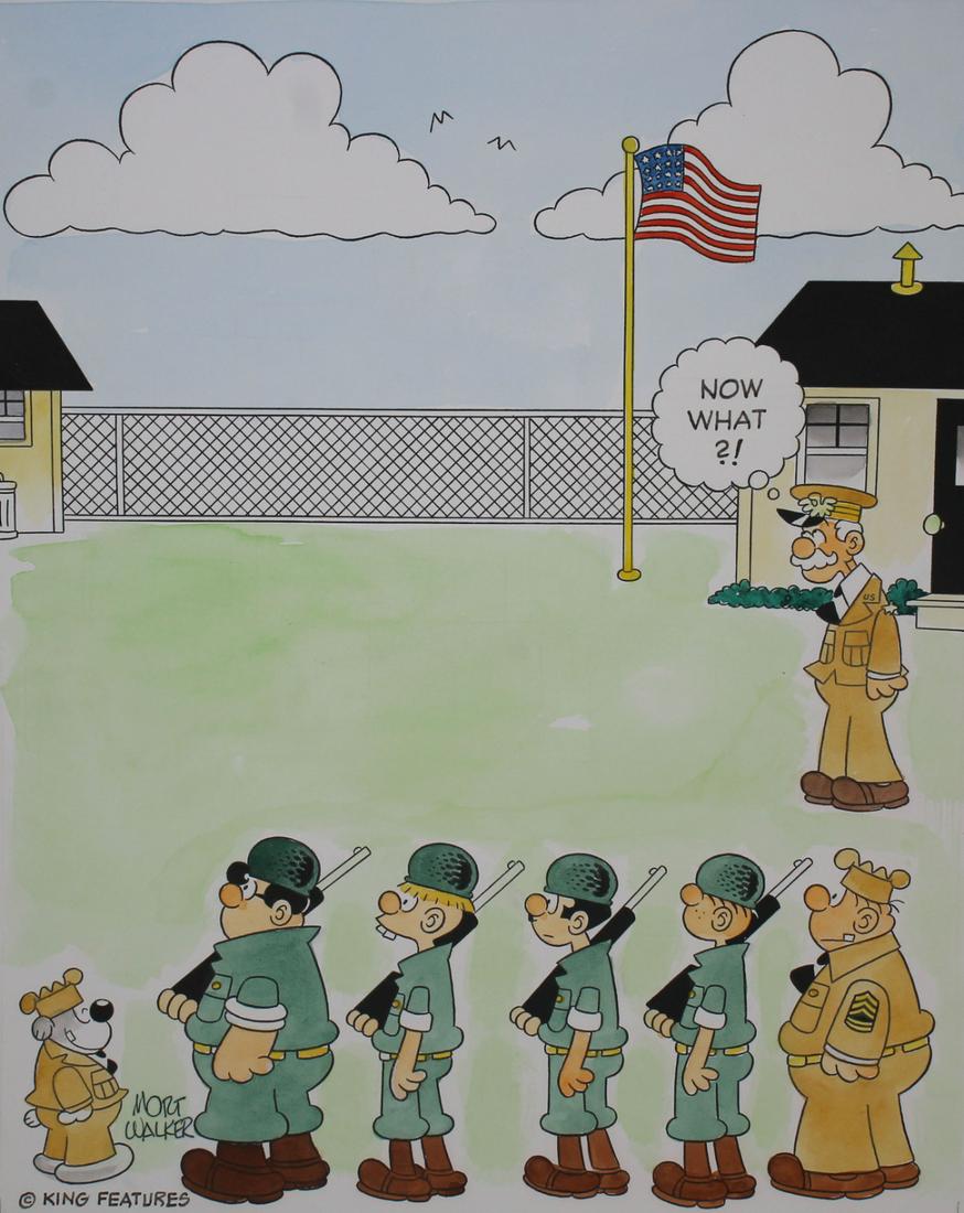 Mort Walker (B. 1923) "Beetle Bailey Comic" (1 of 6)