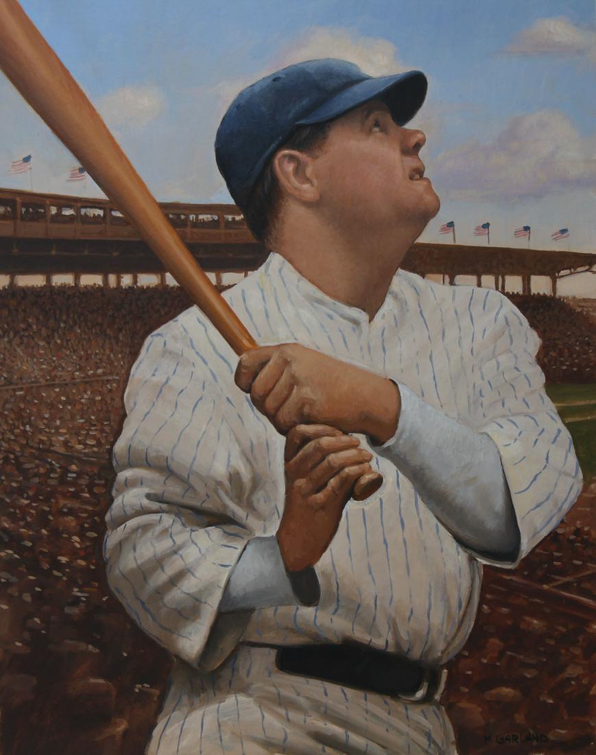 Michael Garland (B. 1952) "Babe Ruth" (1 of 4)