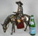 Chinese Mixed Metal Sculpture of Horseman - 2