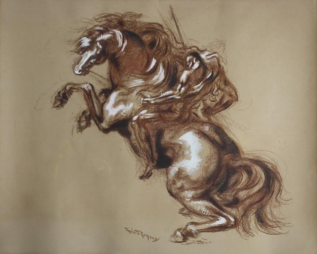 Umberto Romano (1905 - 1984) Litho / Gouache (1 of 5)