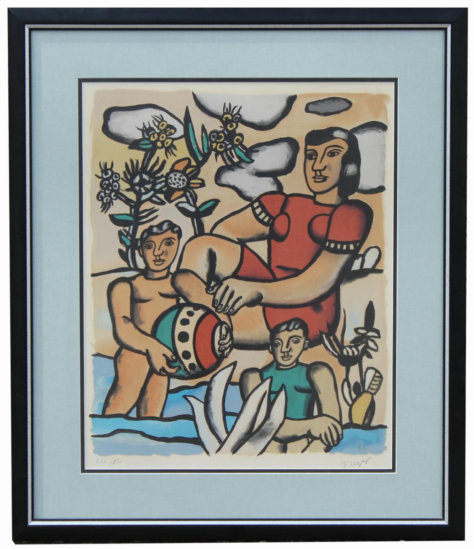 Fernand Leger (1881-1955) Pencil Signed Litho (1 of 3)