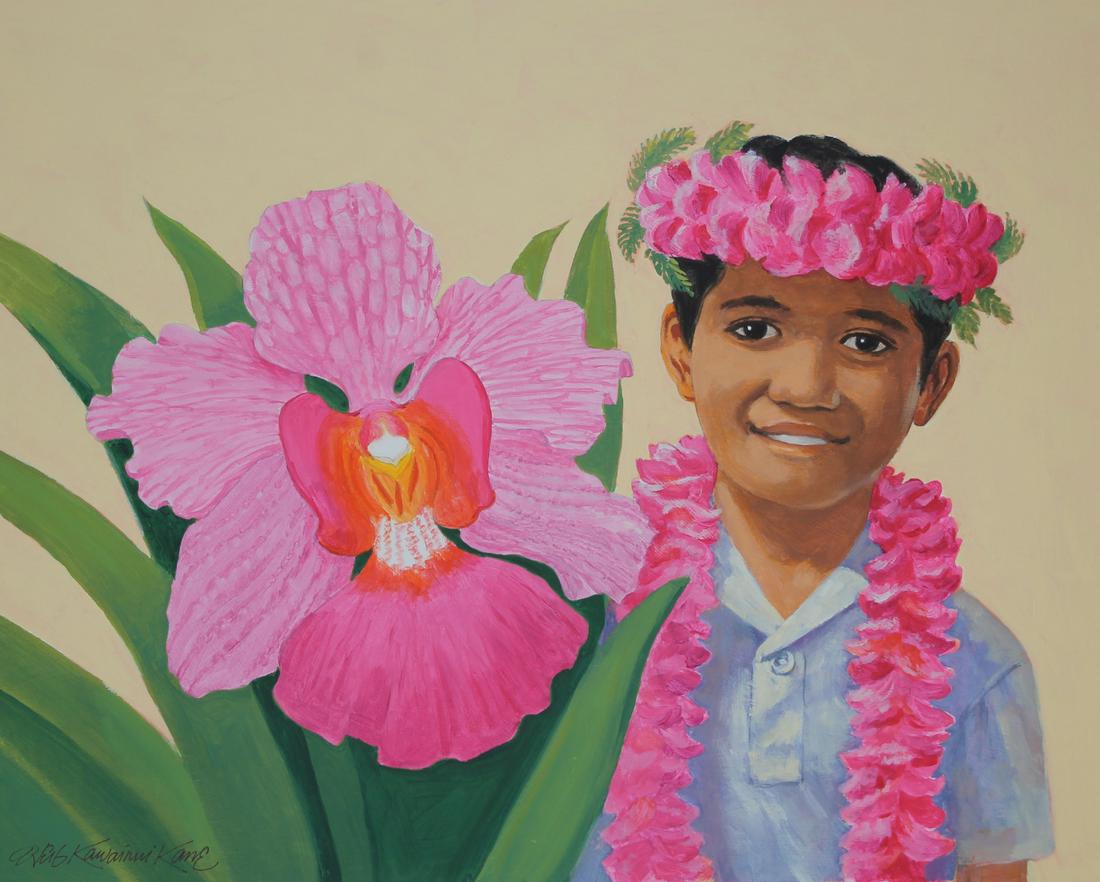 Herb Kawainui Kane (1928 - 2011) "Vanda" (1 of 4)