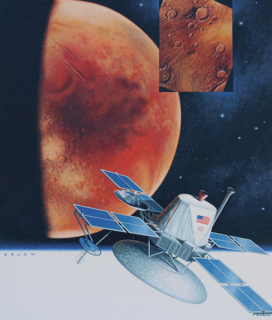 Howard Koslow (1924 - 2016) "Mars, Viking Orbiter" (1 of 5)