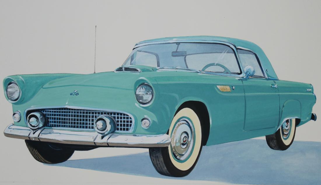 Robert Seabeck (B. 1945) "1955 Thunderbird" (1 of 4)