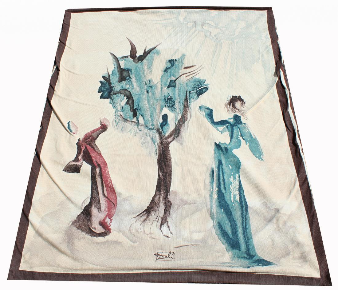 Surrealist Tapestry, After Salvador Dali: Surrealist Tapestry, After Salvador Dali. Does not appear to have any labels verso. Size: 68 x 51 in.