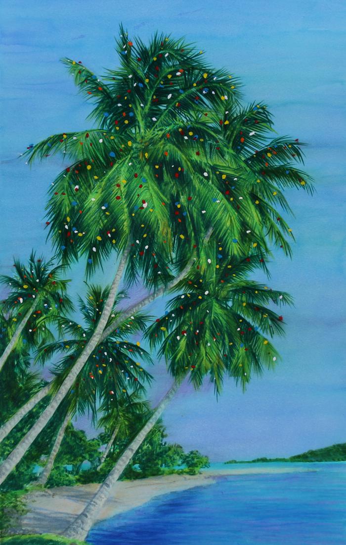 Chris Calle (B. 1961) Marshall Islands Christmas (1 of 4)