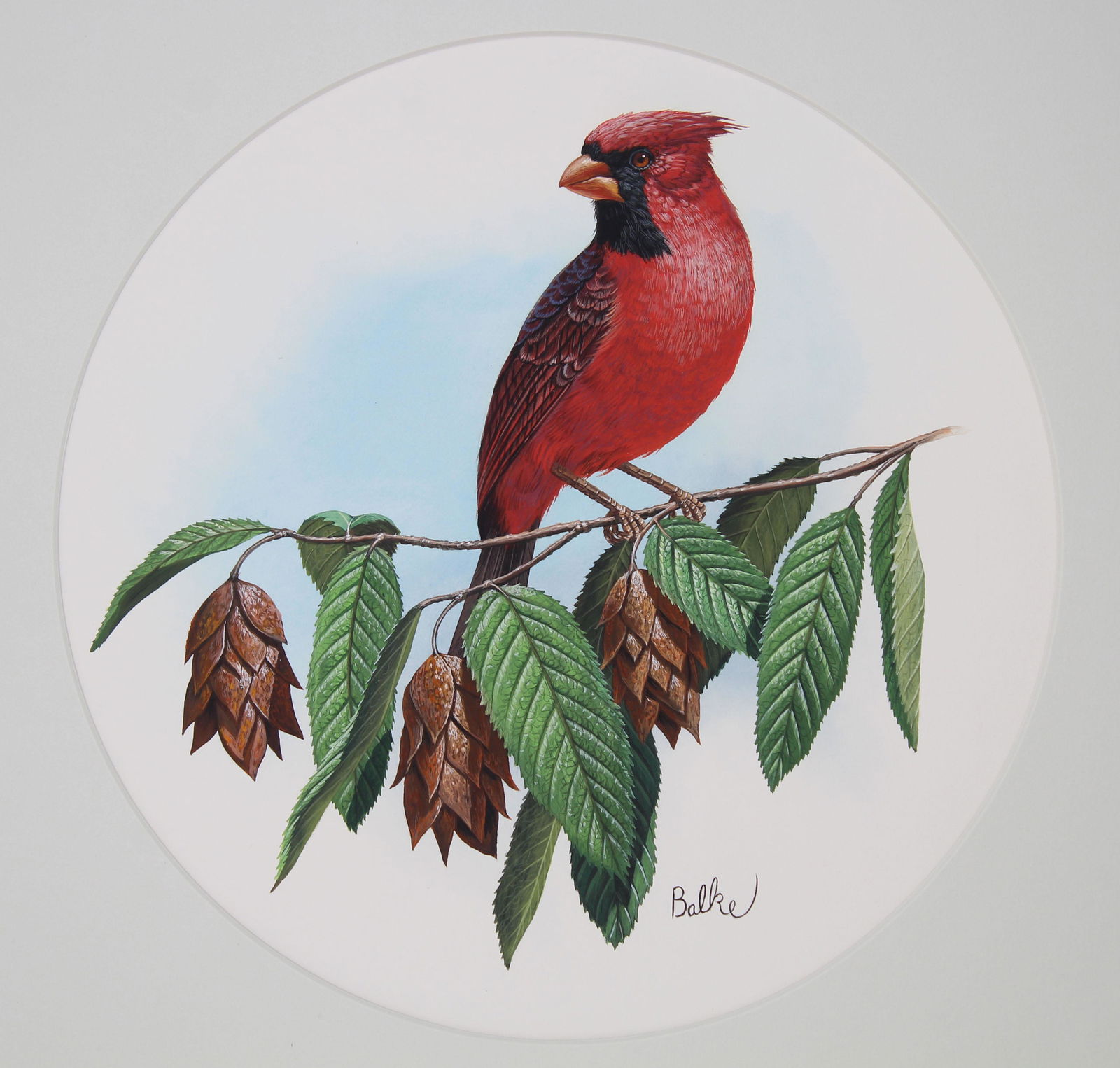 Don Balke (B. 1933) "Cardinal" (1 of 4)