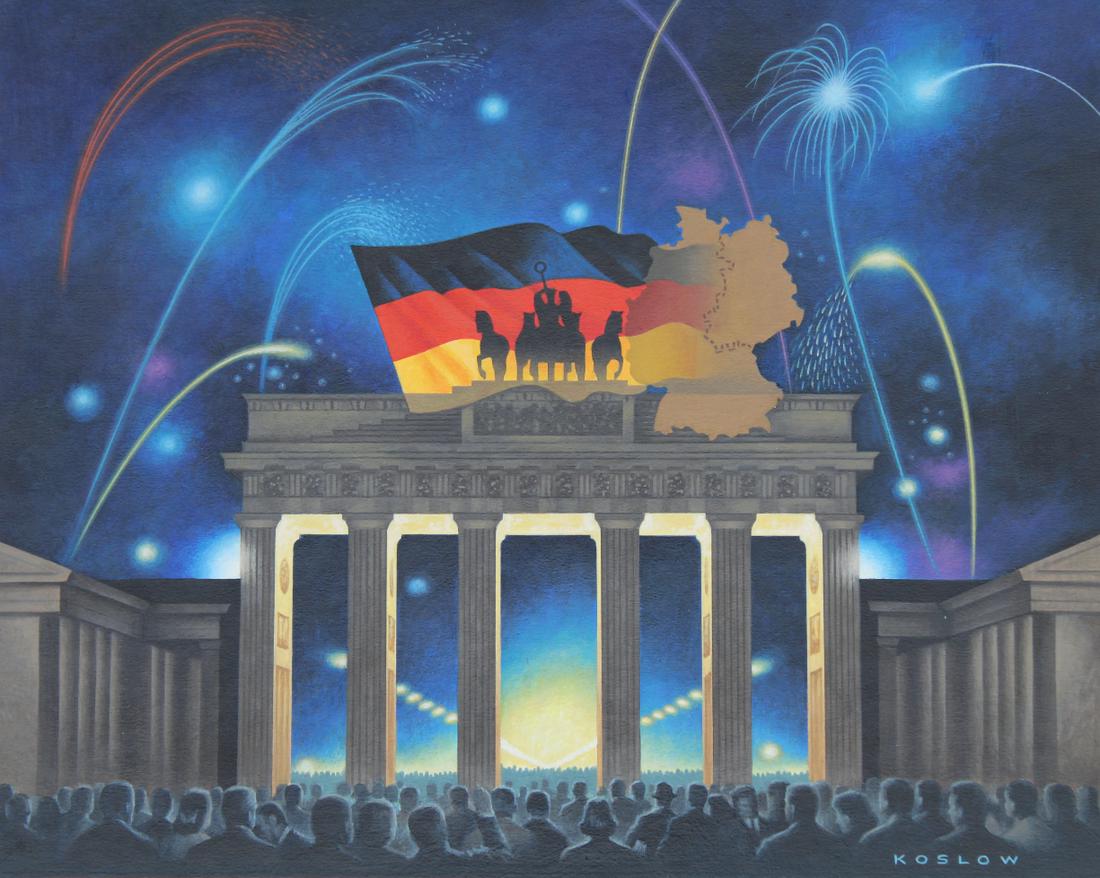Howard Koslow (1924 - 2016) "Germany United" (1 of 5)