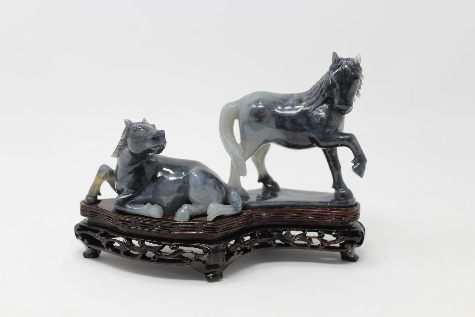 Chinese Carved Hard-Stone Horses (1 of 5)