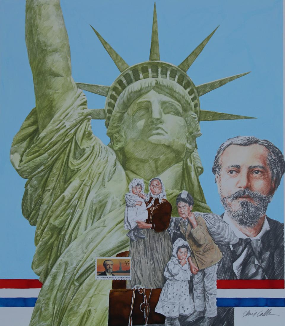 Chris Calle (B. 1961) "Ellis Island" (1 of 5)